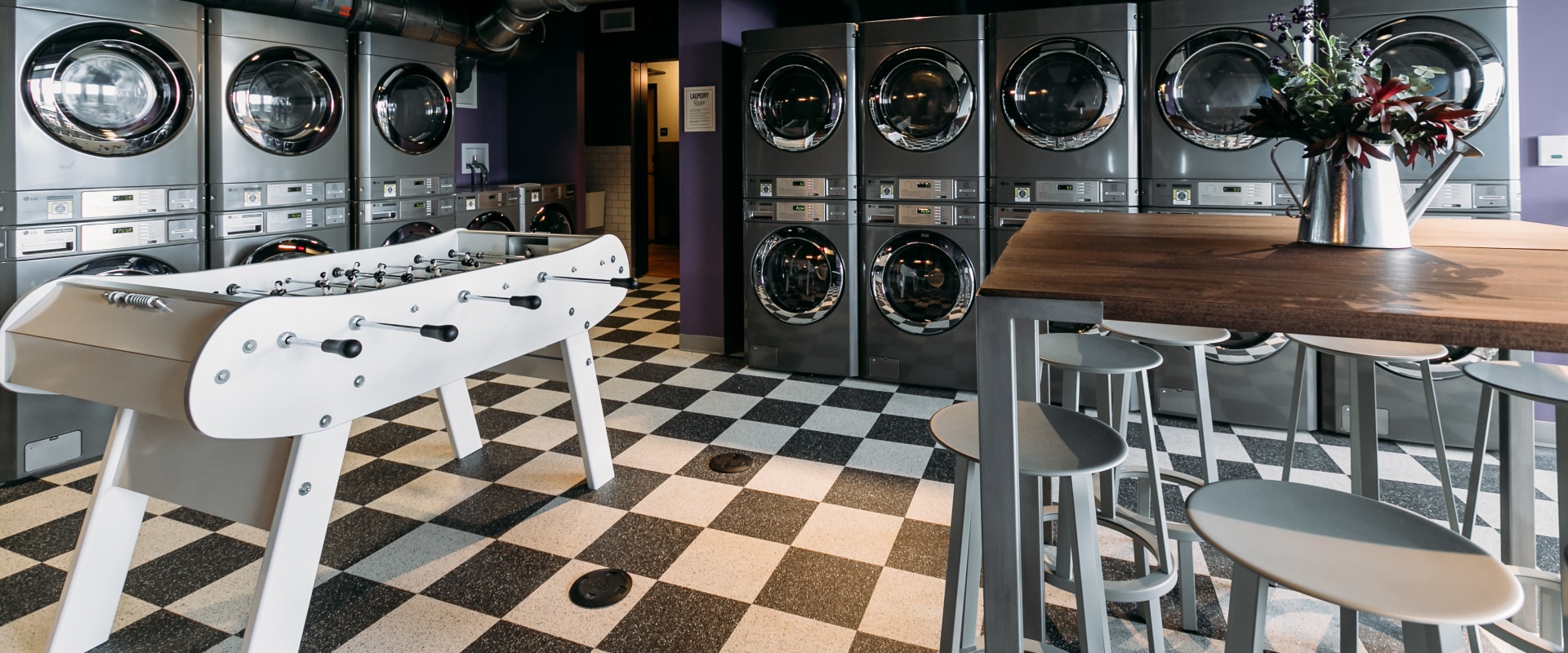 Are there any communal laundry facilities at coliving spaces?